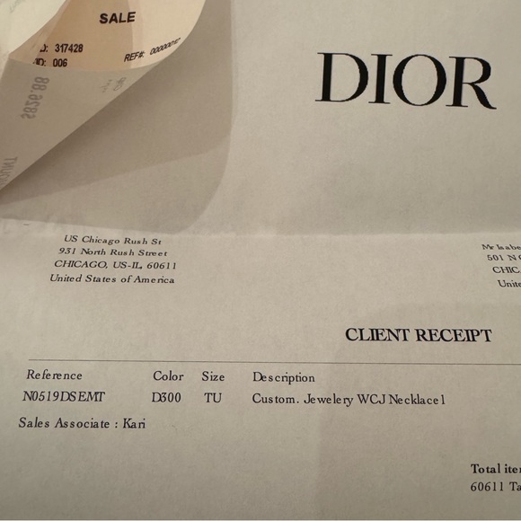 Christian Dior Gold Finish Danseuse Etoile Choker Necklace - Picture 7 of 7